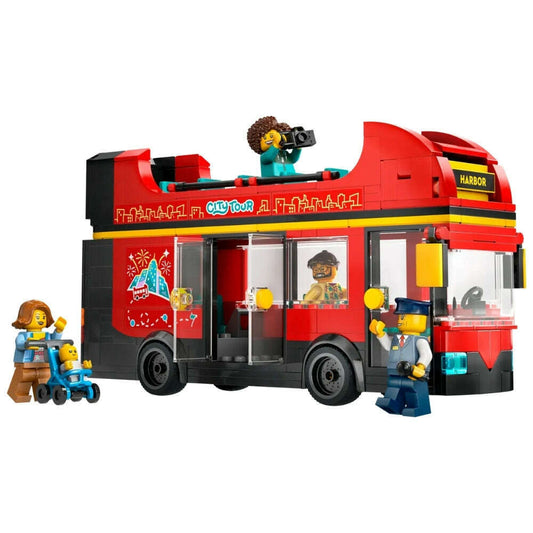 Toys N Tuck:Lego 60407 City Red Double-Decker Sightseeing Bus,Lego City