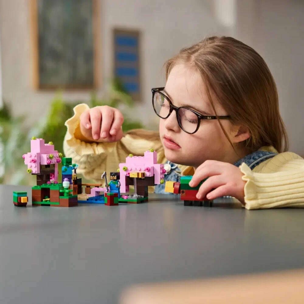 Toys N Tuck:Lego 21260 Minecraft The Cherry Blossom Garden,Lego Minecraft