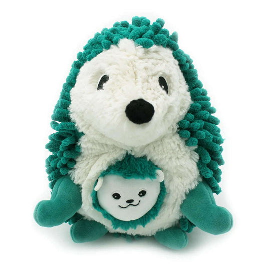 Toys N Tuck:Ptipotos Plush Green Hedgehog with Baby,Ptipotos