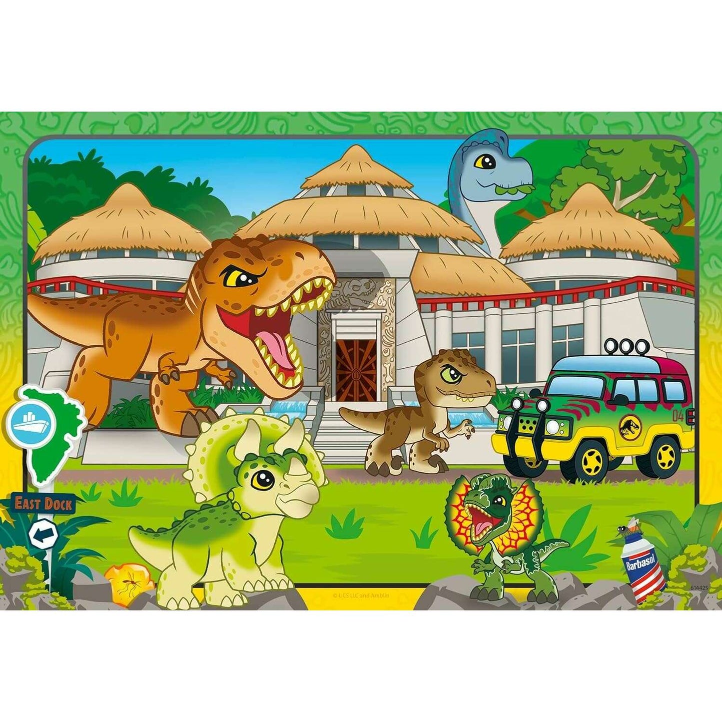 Toys N Tuck:Ravensburger 2 x 24pc Puzzles Jurassic World Explorers,Jurassic World