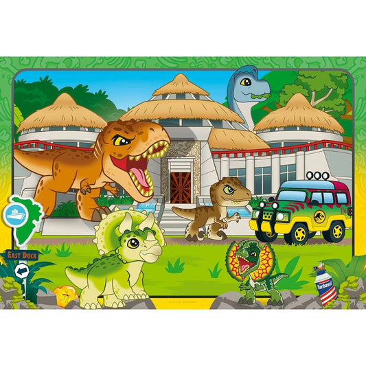 Toys N Tuck:Ravensburger 2 x 24pc Puzzles Jurassic World Explorers,Jurassic World