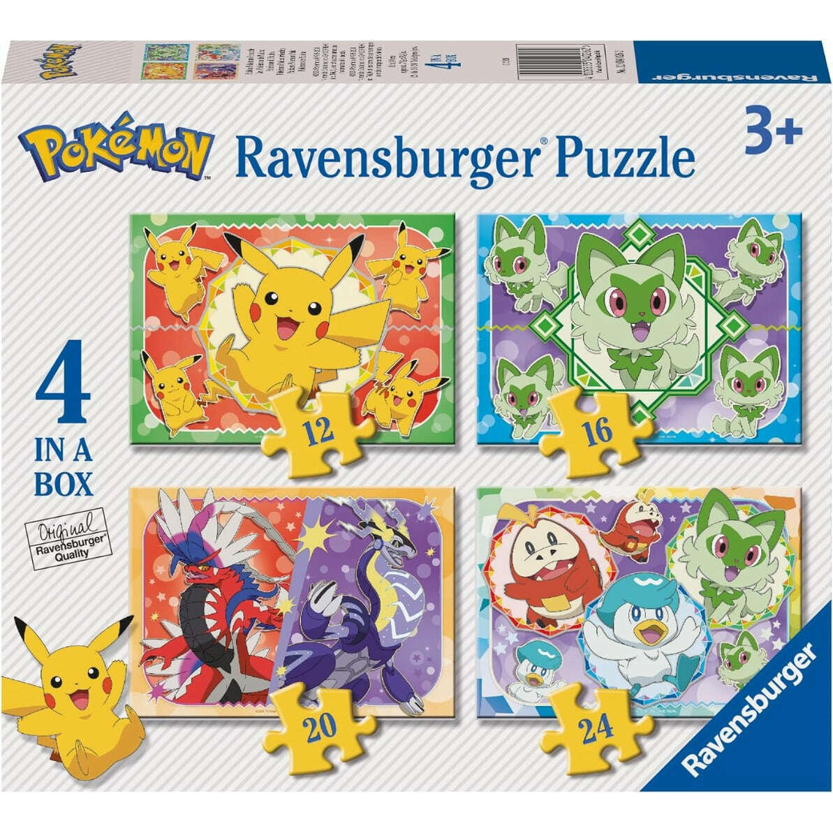 Toys N Tuck:Ravensburger 4 Puzzles in a Box Pokemon,Pokemon