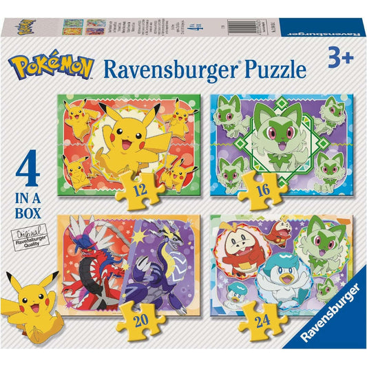 Toys N Tuck:Ravensburger 4 Puzzles in a Box Pokemon,Pokemon