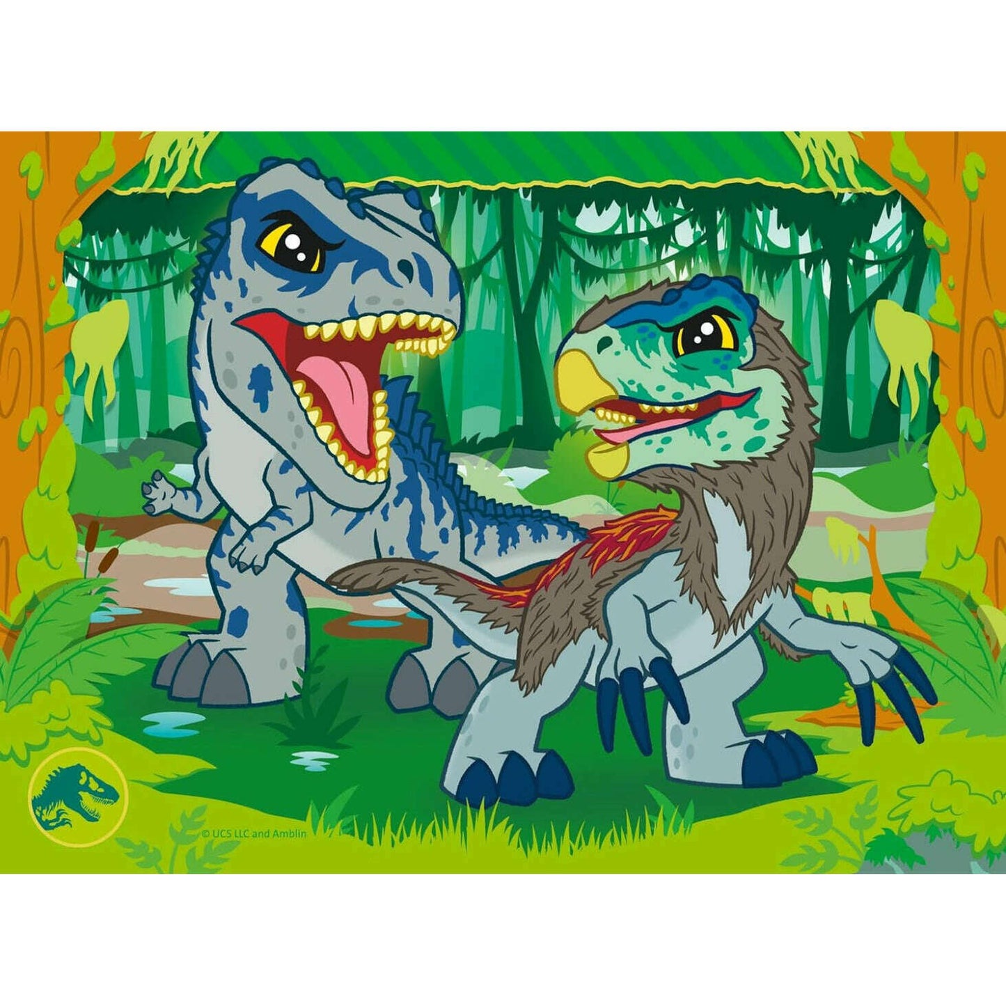 Toys N Tuck:Ravensburger 4 Puzzles in a Box Jurassic World Explorers,Jurassic World