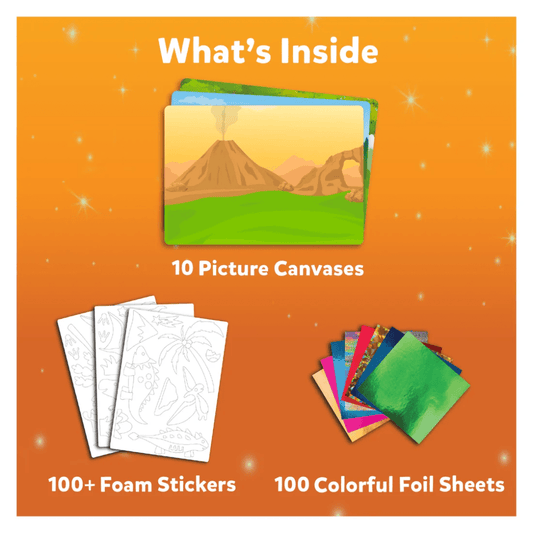 Toys N Tuck:Skillmatics Foil Fun - World Of Dinosaurs,Skillmatics