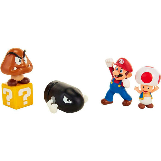 Toys N Tuck:Super Mario 2.5 Inch Acorn Plains Diorama Set,Mario