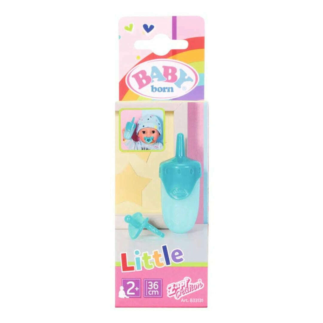 Toys N Tuck:Baby Born Dummy & Bottle Blue,Baby Born