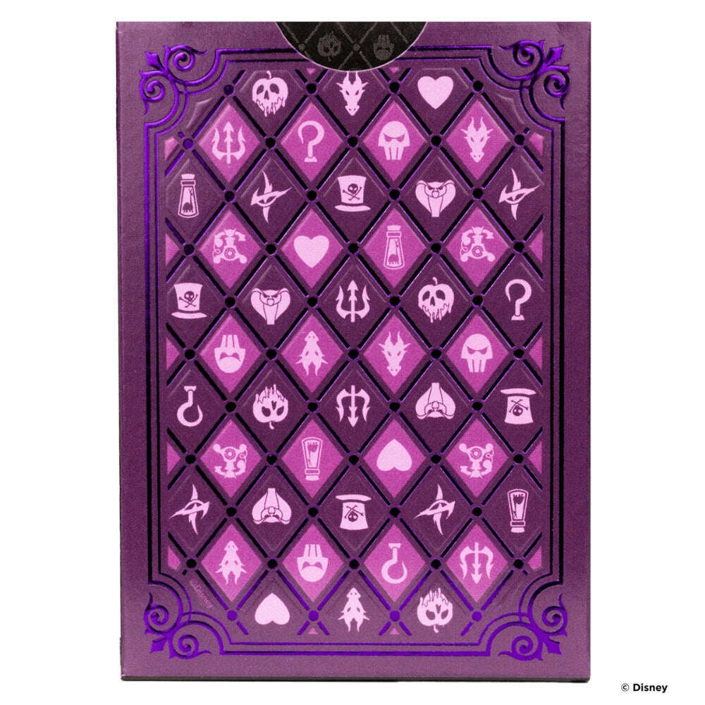 Toys N Tuck:Bicycle Foil Playing Cards - Disney Villains,Disney
