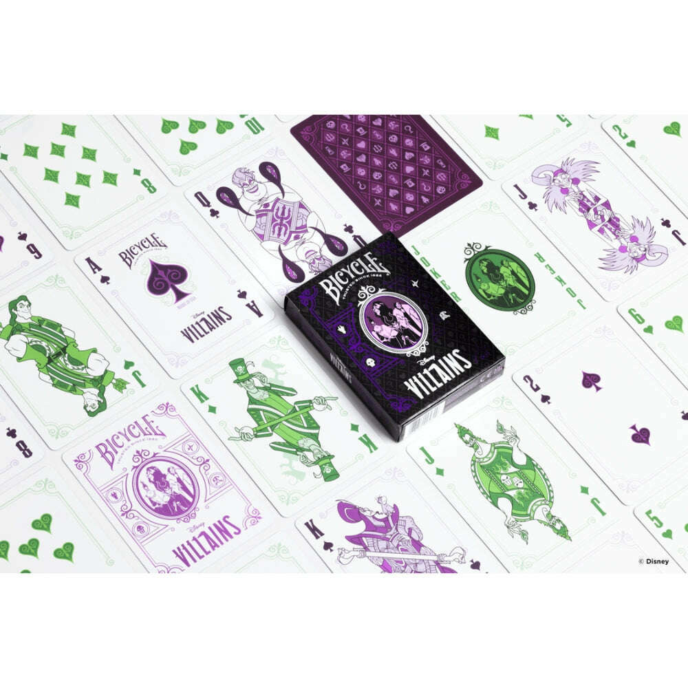 Toys N Tuck:Bicycle Foil Playing Cards - Disney Villains,Disney