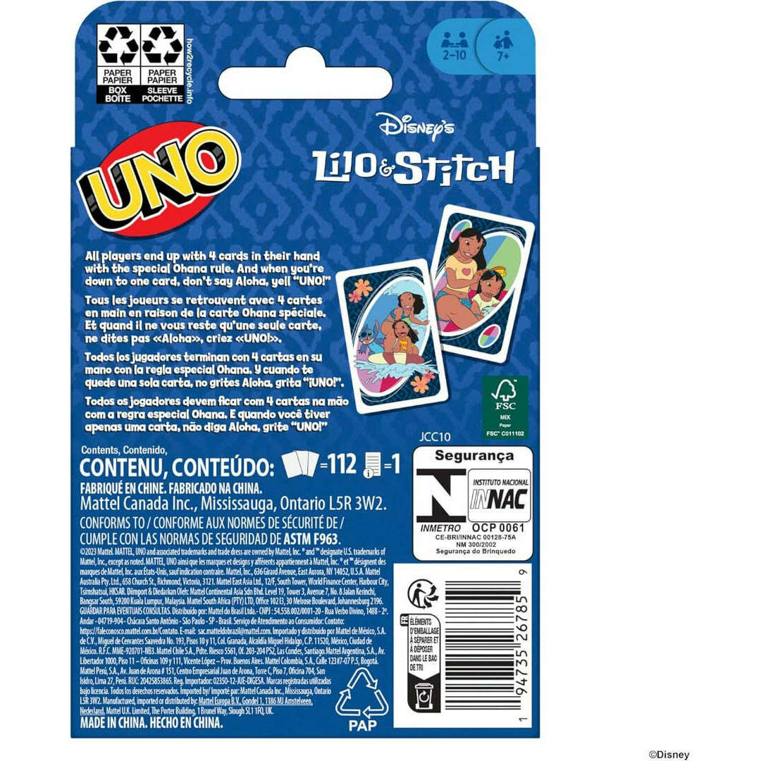 Toys N Tuck:Uno Disney?s Lilo & Stitch,Disney