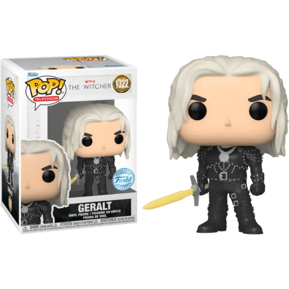Toys N Tuck:Pop! Vinyl - The Witcher - Geralt 1322 Special Edition,Funko