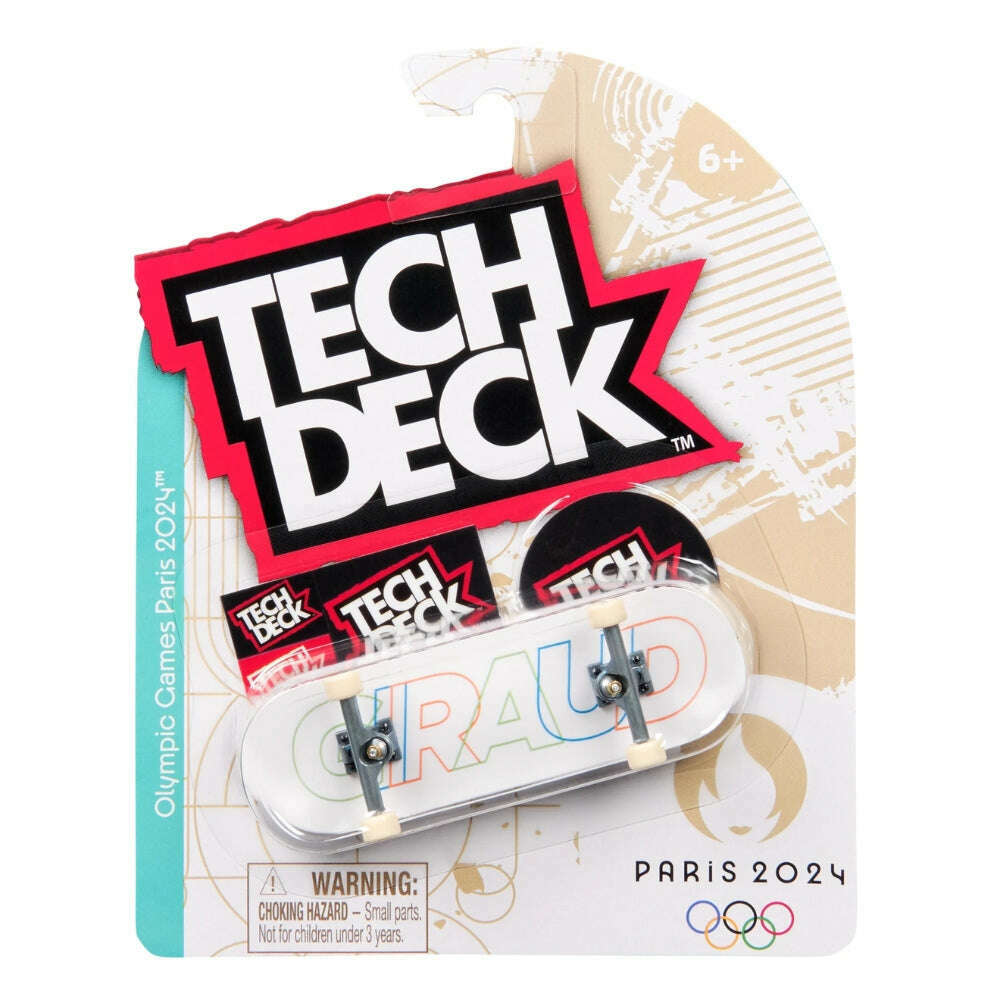 Toys N Tuck:Tech Deck Single Pack 96mm Fingerboard - Giraud (Paris 2024),Tech Deck