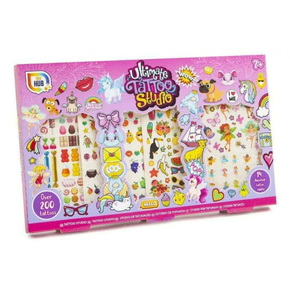 Toys N Tuck:Toy Hub Ultimate Tattoo Studio Pink,RMS International