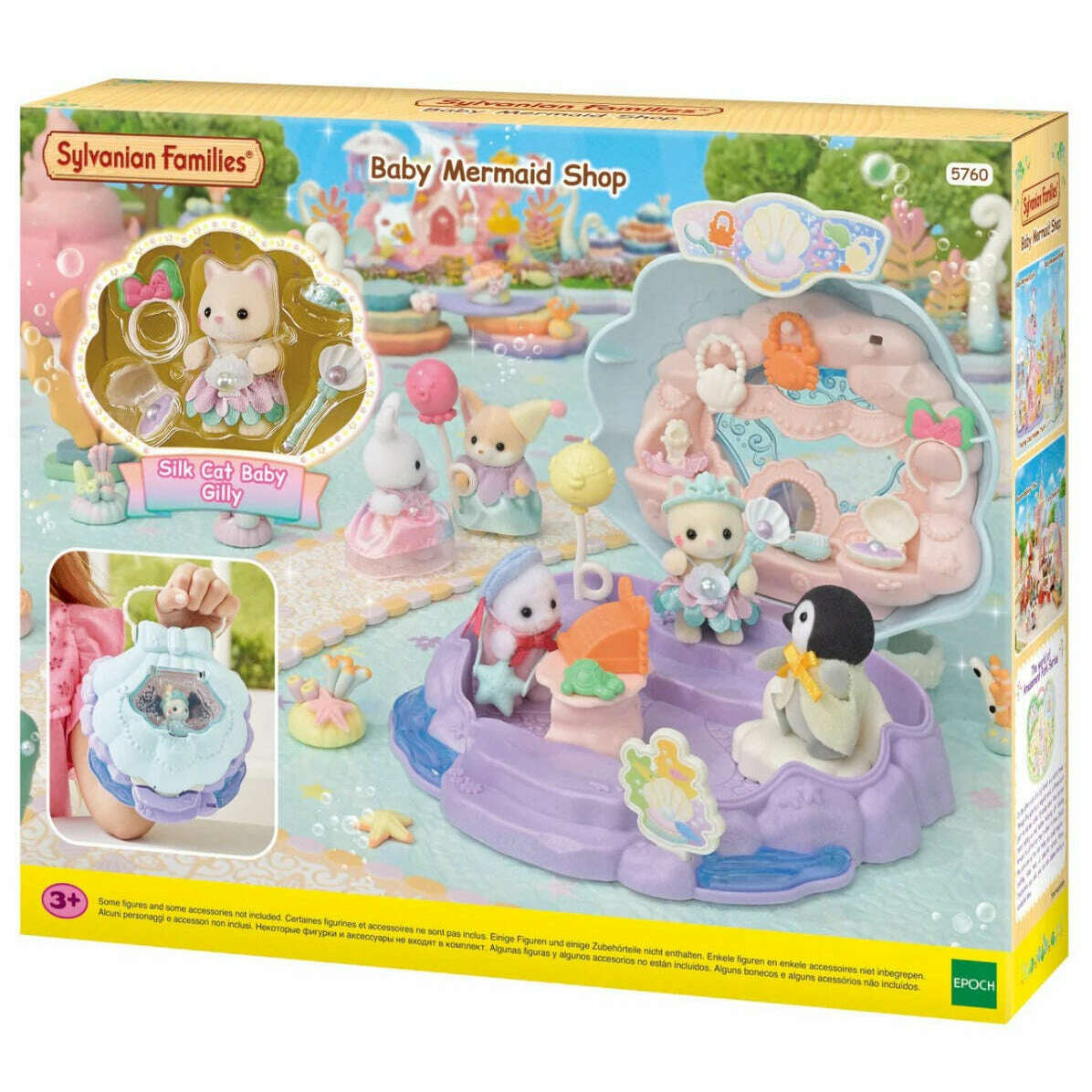 Sylvanian Families Baby Mermaid Shop Toys N Tuck