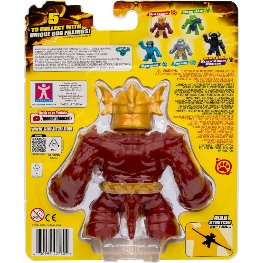 Toys N Tuck:Heroes of Goo Jit Zu Stretch Strikers Blazagon,Goo Jit Zu