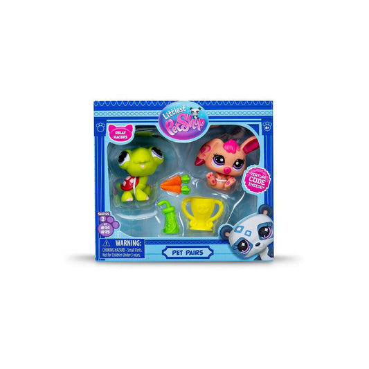 Toys N Tuck:Littlest Pet Shop Series 2 Relay Racers Pet Pair,Littlest Pet Shop