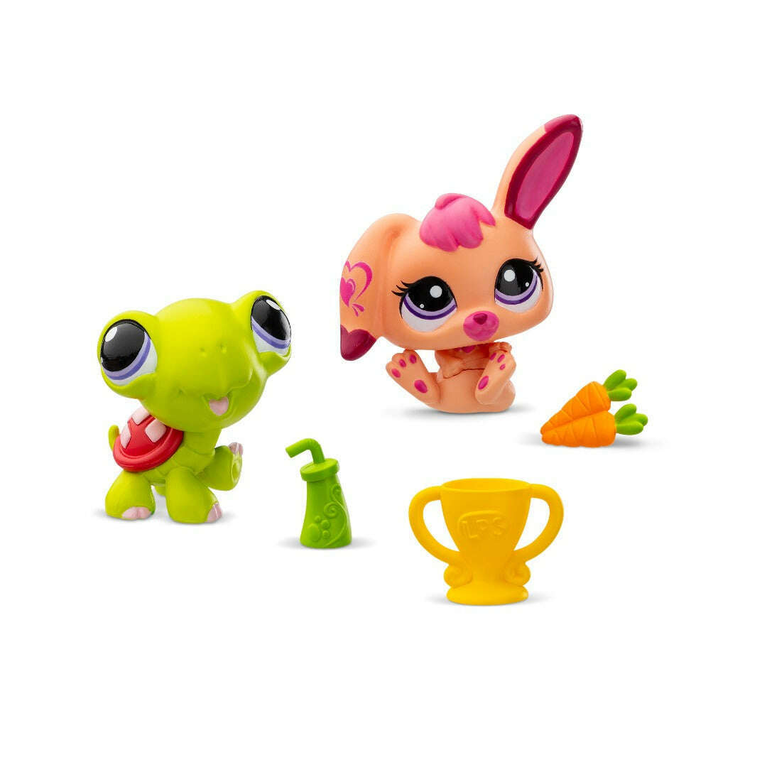 Toys N Tuck:Littlest Pet Shop Series 2 Relay Racers Pet Pair,Littlest Pet Shop