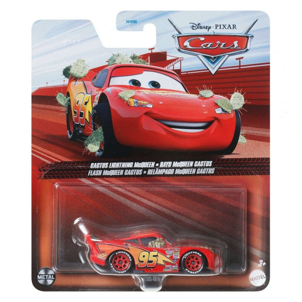Toys N Tuck:Disney Pixar Cars 1:55 Die Cast - Cactus Lightning McQueen,Cars