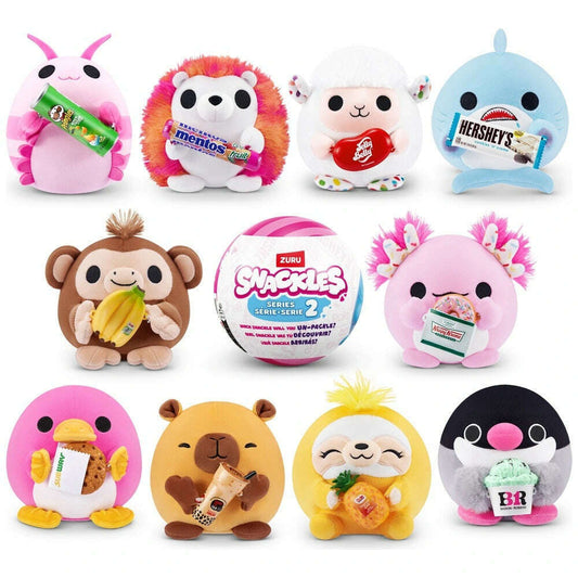 Toys N Tuck:Snackles Series 2 Plush Mystery Ball,Snackles