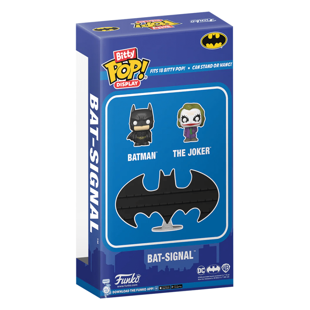 Toys N Tuck:Bitty Pop! Batman Bat Signal Display Shelf,DC