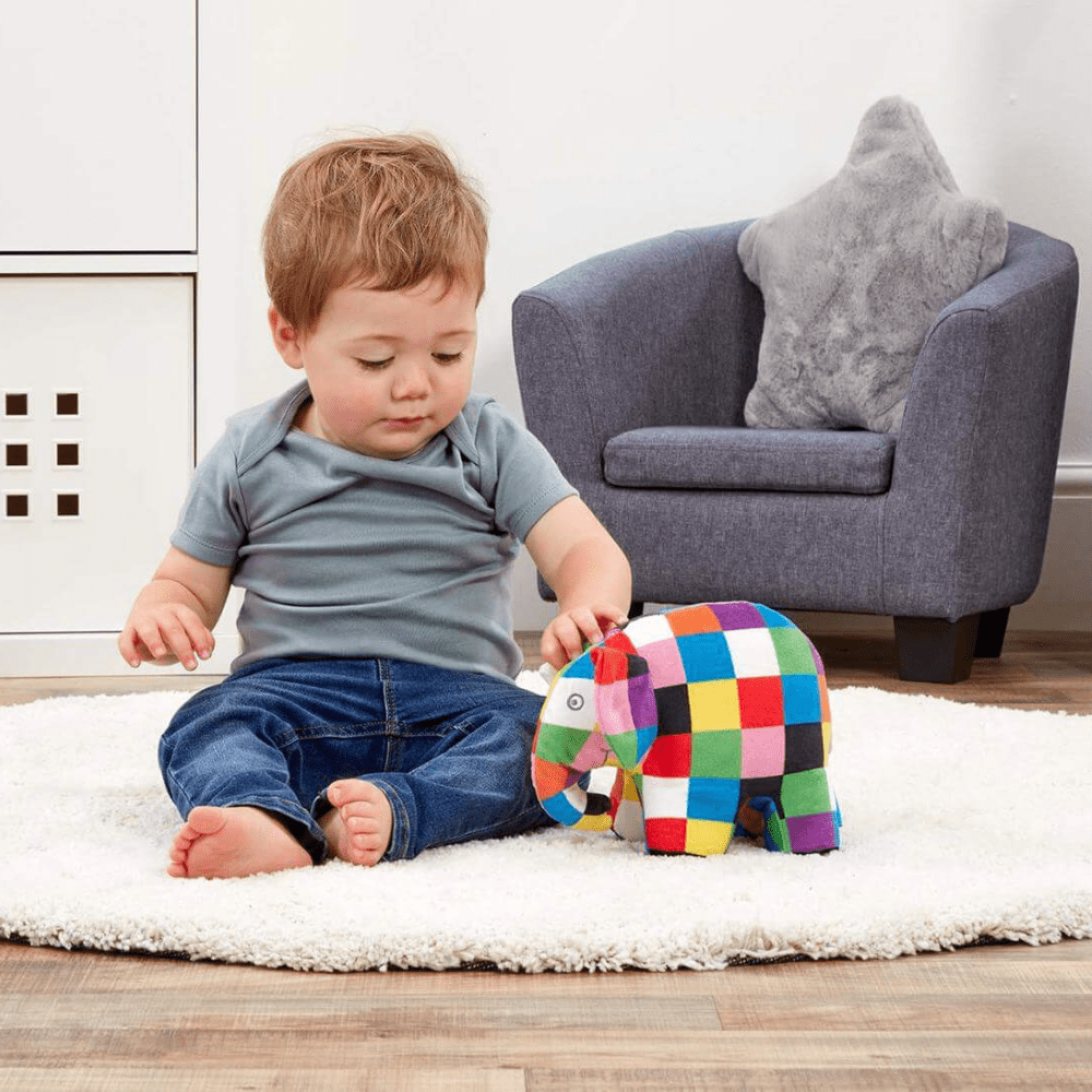 Toys N Tuck:Elmer The Patchwork Elephant 20cm Plush,Elmer
