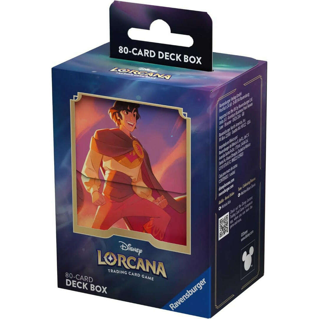 Toys N Tuck:Disney Lorcana TCG 80-Card Deck Box Aladdin,Disney