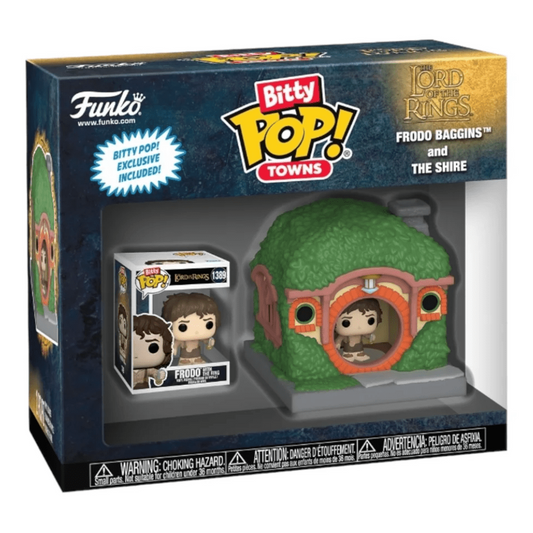 Toys N Tuck:Bitty Pop! Towns Frodo Baggins and The Shire,Funko