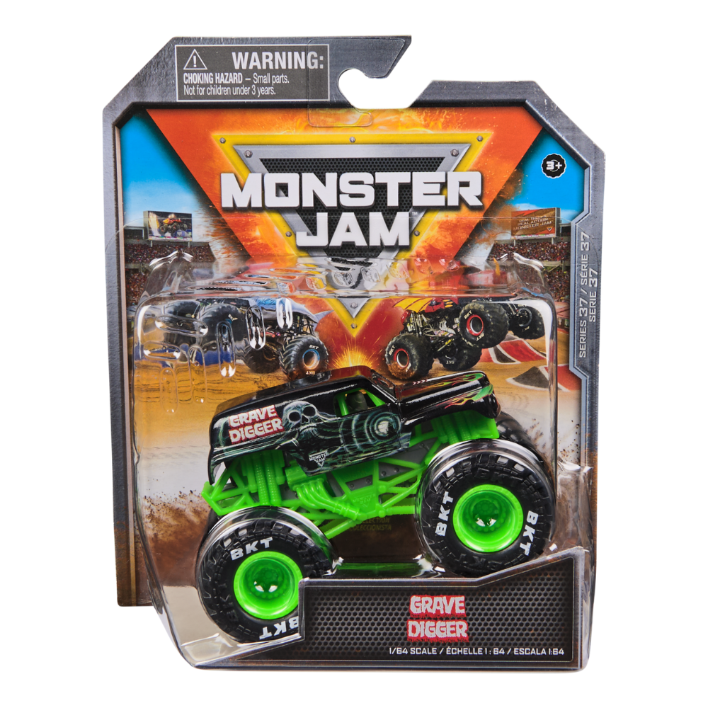 Toys N Tuck:Monster Jam 1:64 Series 37 Grave Digger,Monster Jam