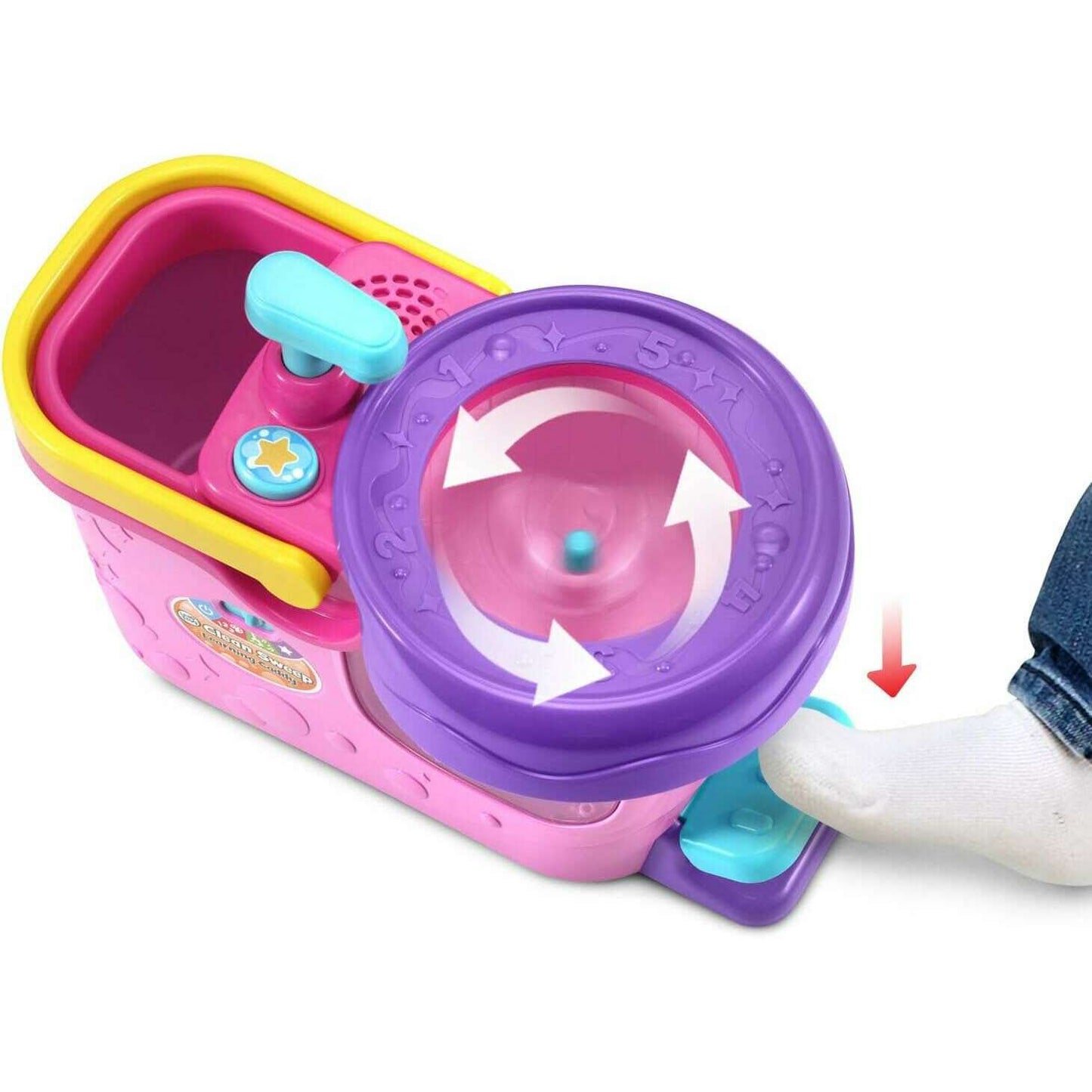 Toys N Tuck:LeapFrog Clean Sweep Mop & Bucket (Pink),Leap Frog