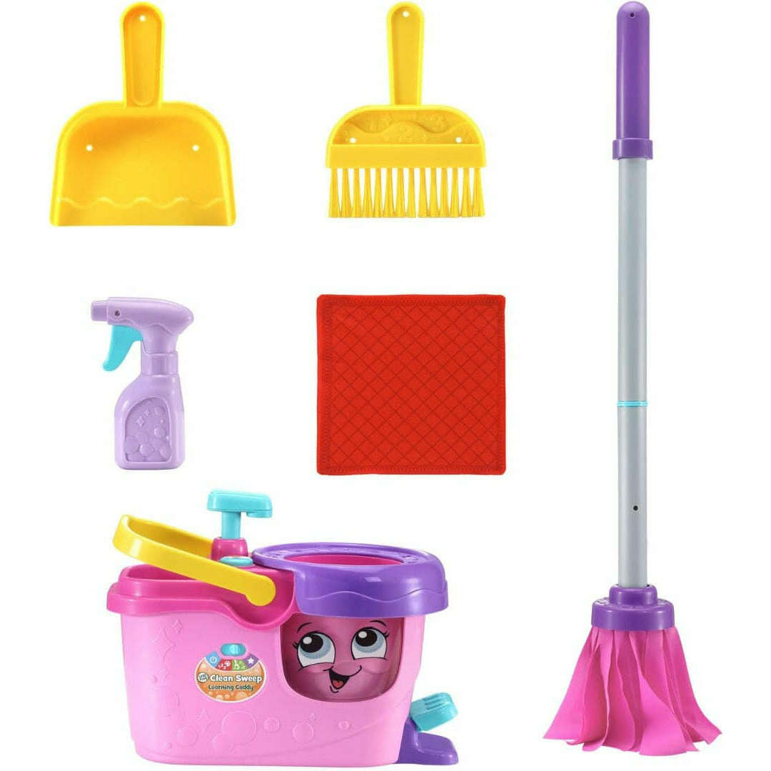 Toys N Tuck:LeapFrog Clean Sweep Mop & Bucket (Pink),Leap Frog