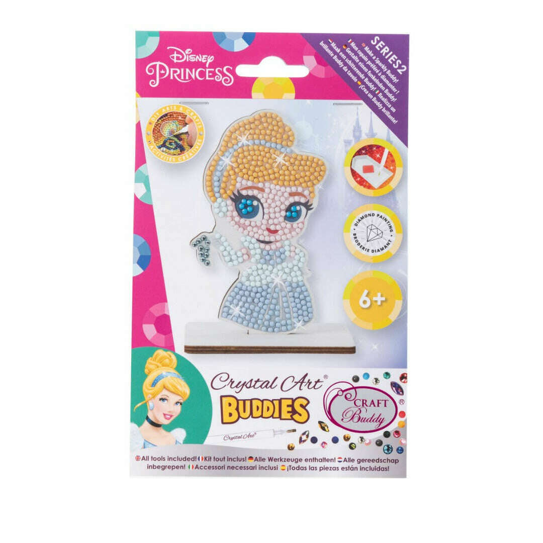 Toys N Tuck:Crystal Art Buddies Series 2 Disney - Cinderella,Crystal Art