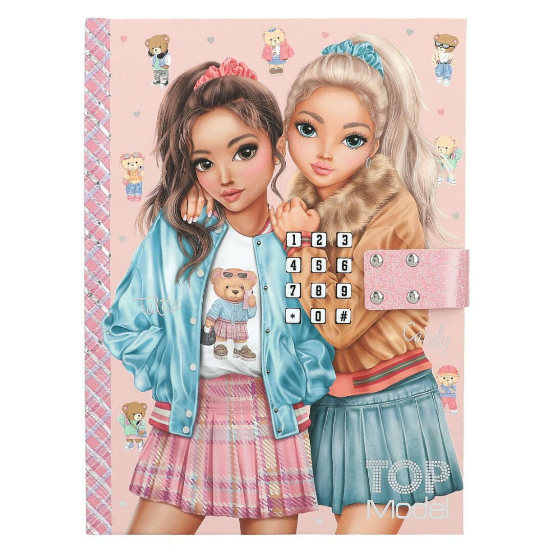 Toys N Tuck:Depesche Top Model Team Teddy Diary with Code and Sound,Top Model