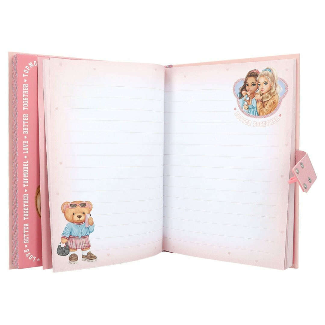 Toys N Tuck:Depesche Top Model Team Teddy Diary with Code and Sound,Top Model