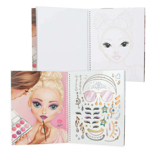 Toys N Tuck:Depesche Top Model Make-Up Colouring Book - Talita,Top Model