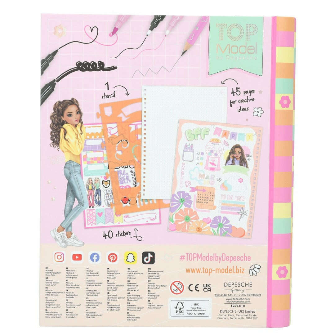 Toys N Tuck:Depesche Top Model My Journal,Top Model