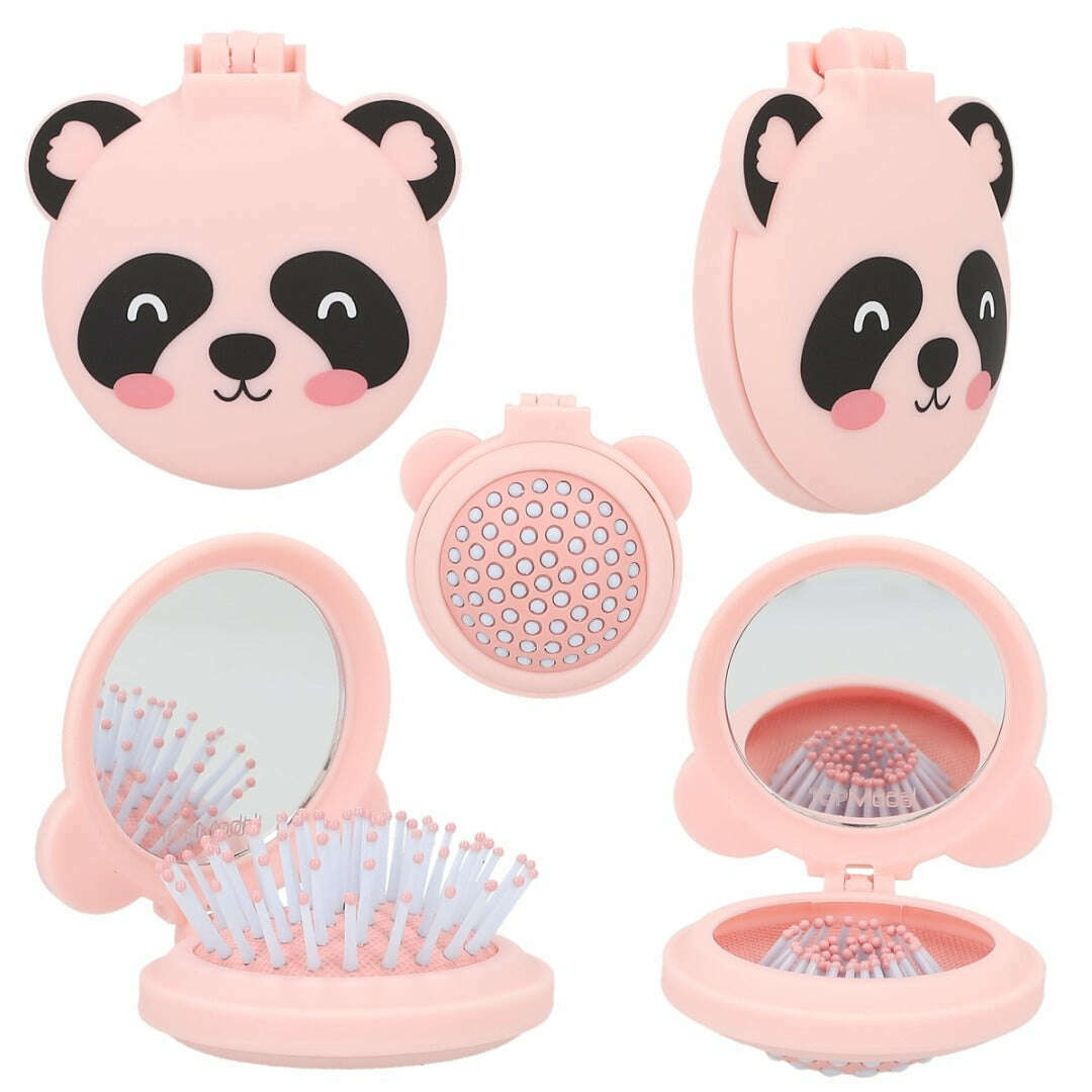 Toys N Tuck:Depesche Top Model Wild Folding Hairbrush with Mirror,Top Model