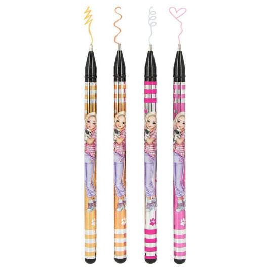 Toys N Tuck:Depesche Top Model Metallic Glitter Roller Pen Set,Top Model