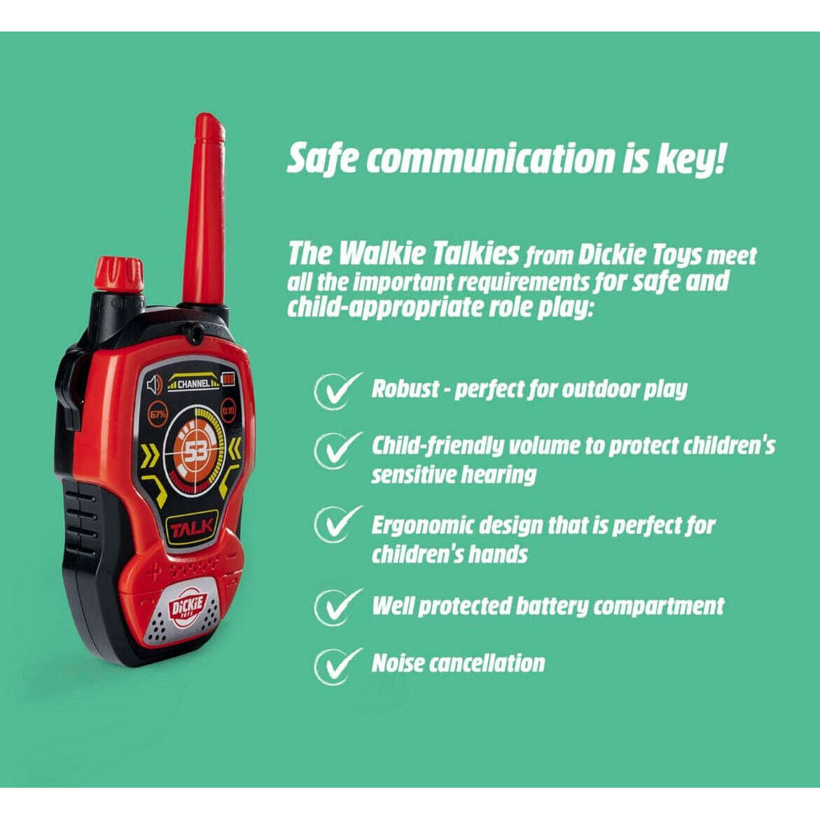 Toys N Tuck:Dickie Toys Walkie Talkie Fun,Dickie Toys