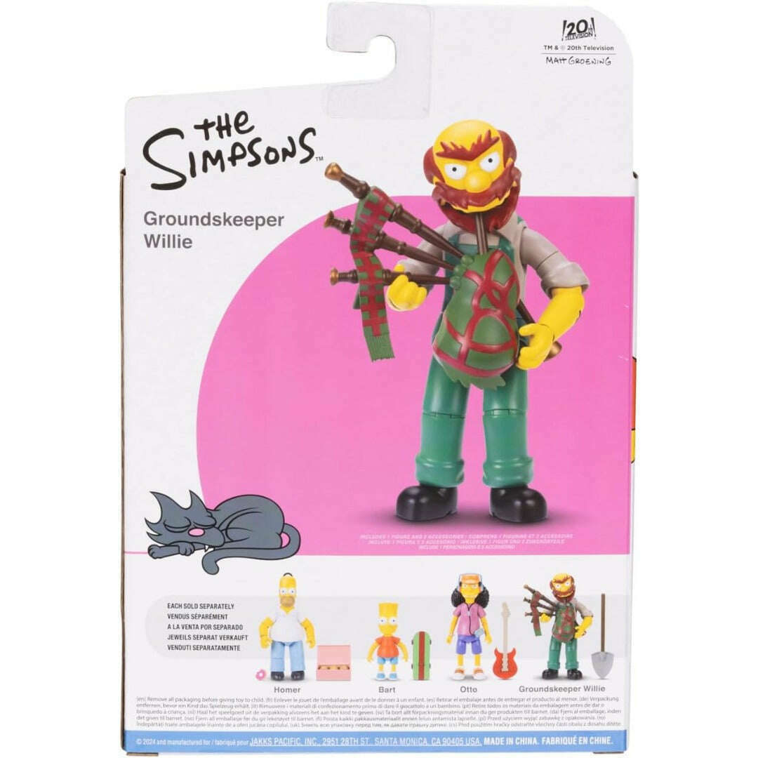 Toys N Tuck:The Simpsons 5 Inch Figures - Groundskeeper Willie,The Simpsons