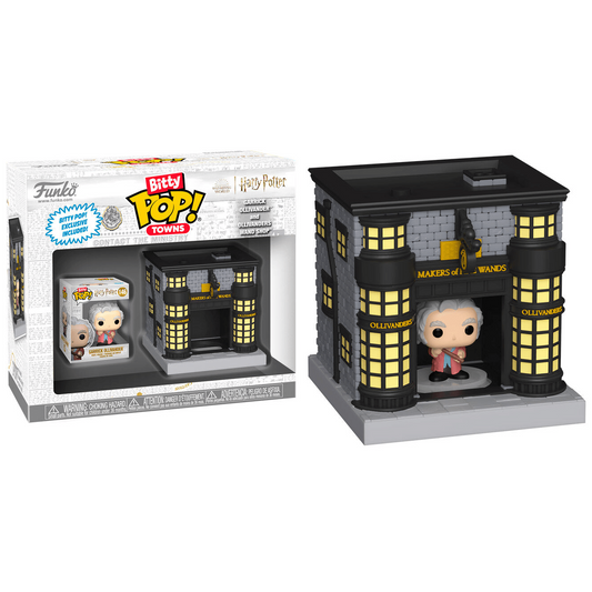 Toys N Tuck:Bitty Pop! Towns Garrick Ollivanders & Ollivanders Wand Shop,Harry Potter