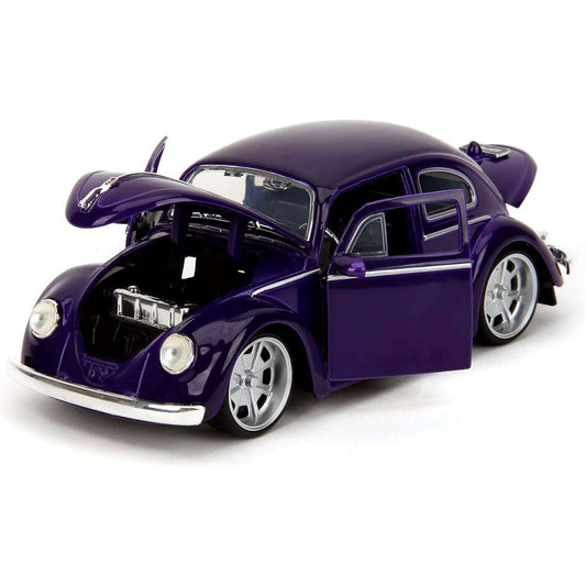 Toys N Tuck:Jada Wednesday 1:24 Die Cast Volkswagen Beetle and Figures,Wednesday