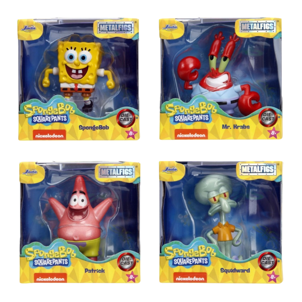 Toys N Tuck:Jada 2.5 inch Metalfigs SpongeBob Squarepants,Spongebob