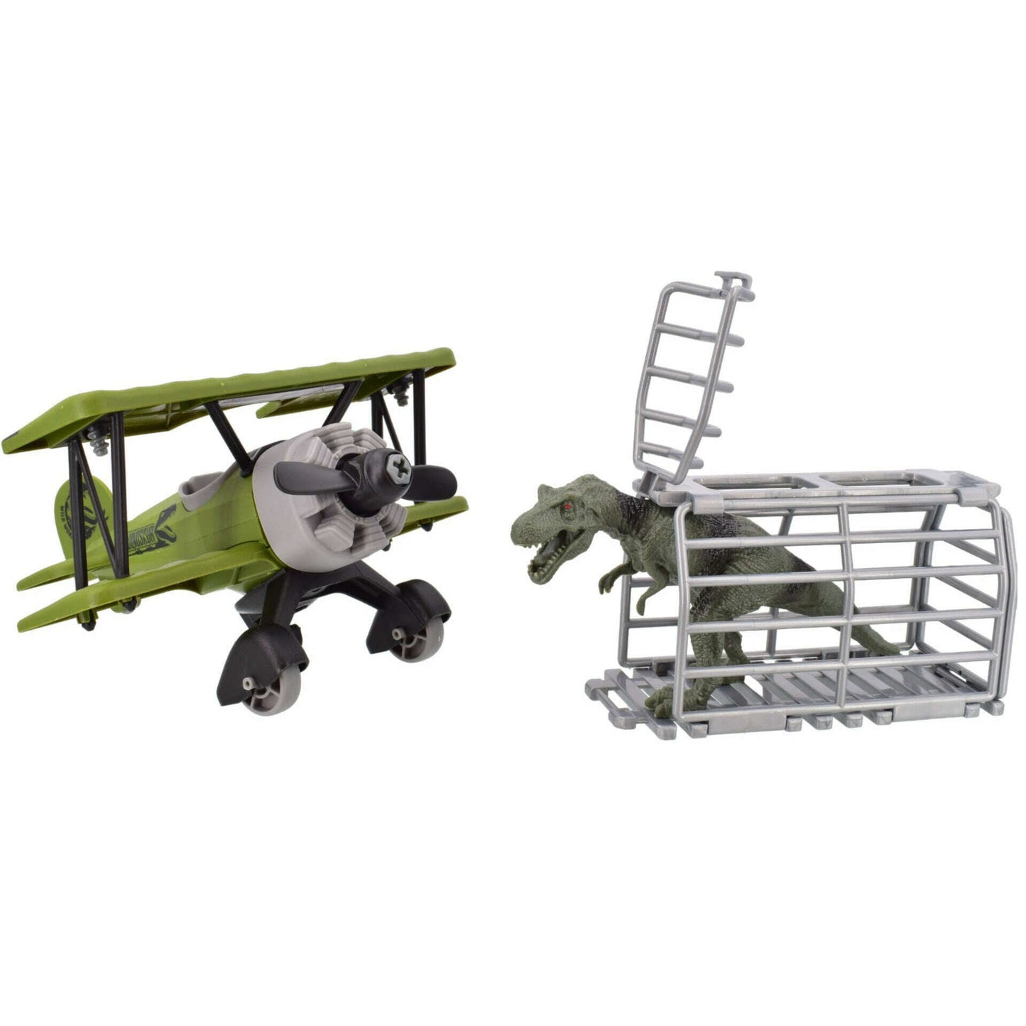 Toys N Tuck:Jurassic Era Dino Rescue Plane & Cage,Jurassic Era