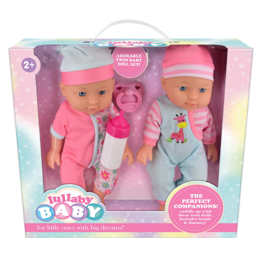 Lullaby Baby Twin Dolls Set With Accessories Toys N Tuck