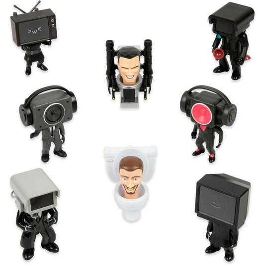 Toys N Tuck:Skibidi Toilet Mystery Mini Figures Single Pack,Skibidi Toilet