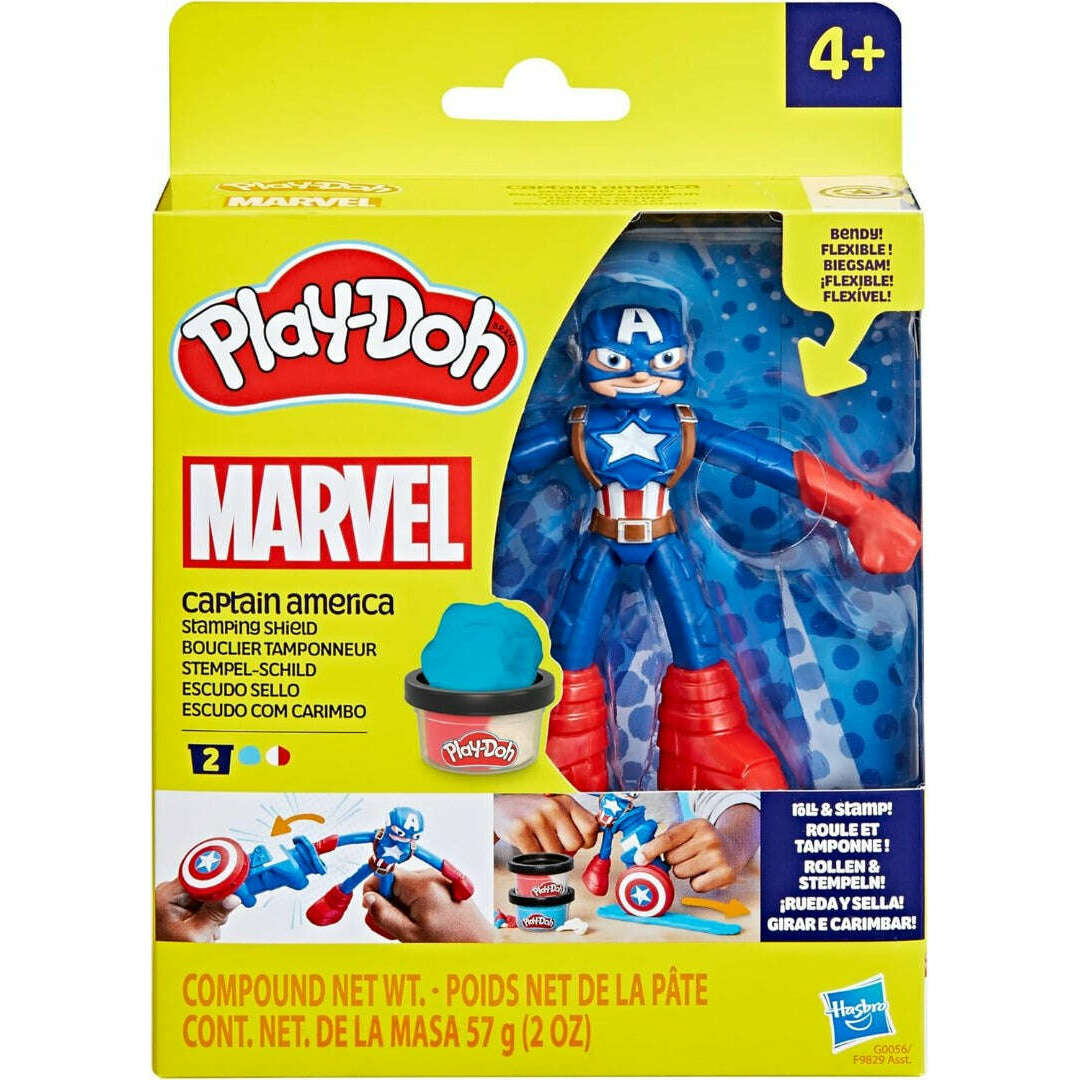 Play Doh Marvel Captain America Stamping Shield Toys N Tuck