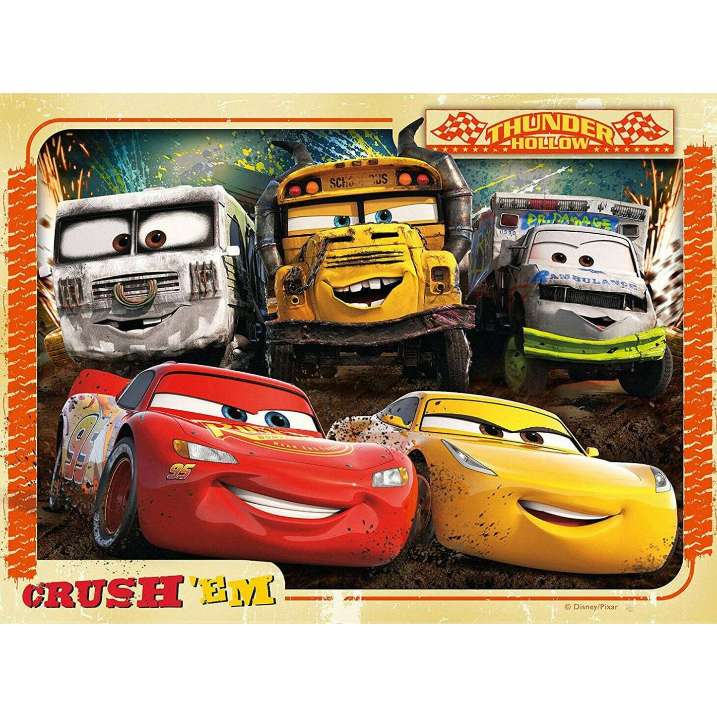 Toys N Tuck:Ravensburger 4 Puzzles in a Box Cars 3,Disney