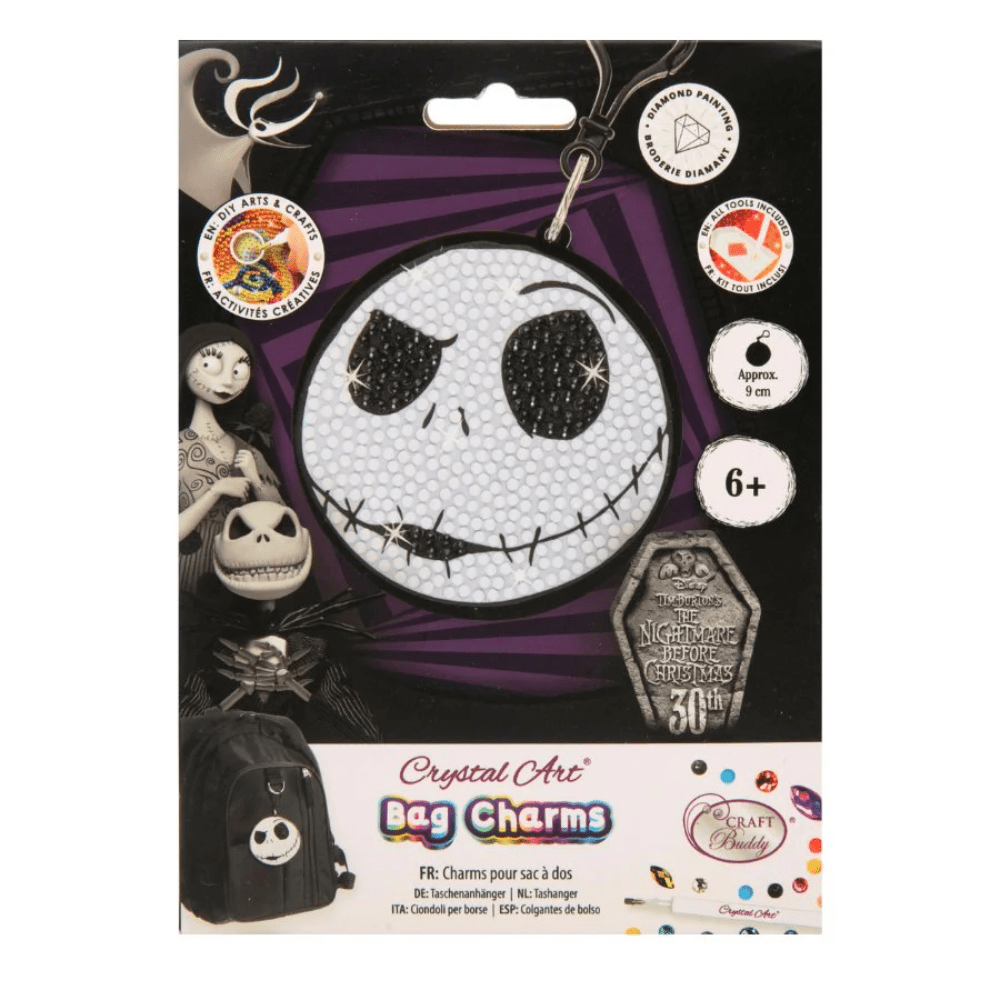 Toys N Tuck:Crystal Art Bag Charms Disney - Jack Skellington,Disney