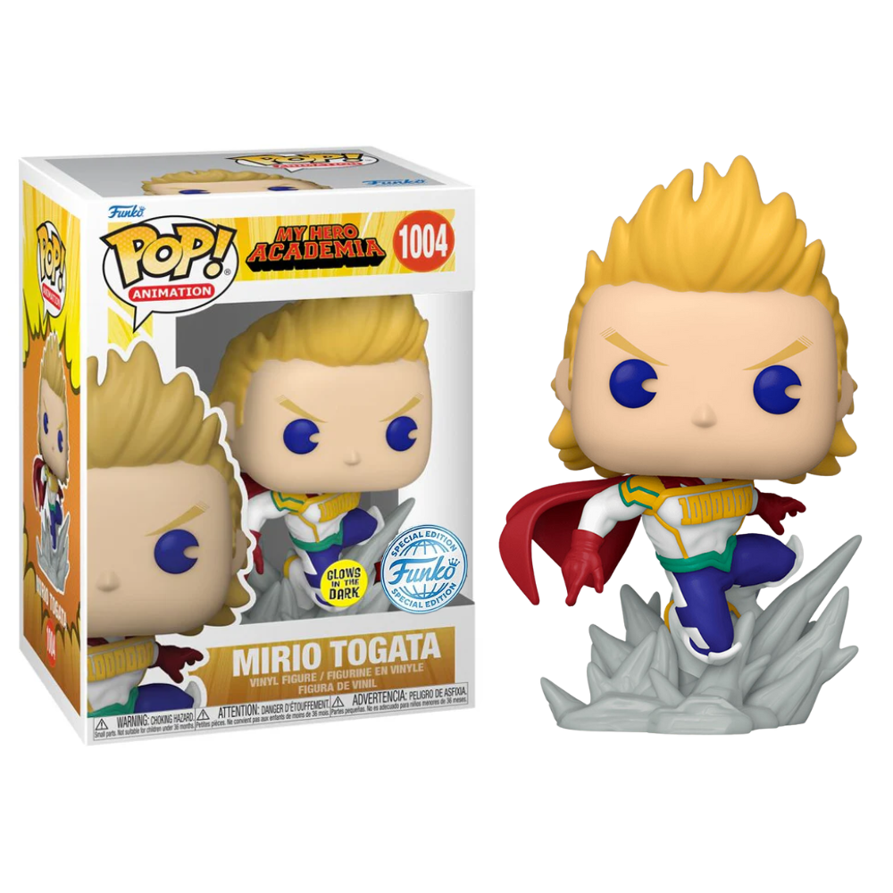 Toys N Tuck:Pop! Vinyl - My Hero Academia - Mirio Togata 1004 (Glow),Funko