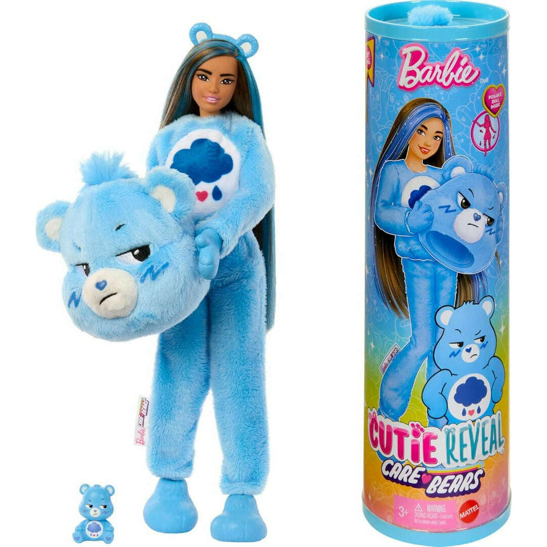 Barbie Cutie Reveal Care Bears Series Grumpy Bear